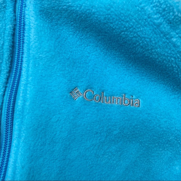 Columbia Kids Blue Turtleneck Fleece - Picture 4 of 6
